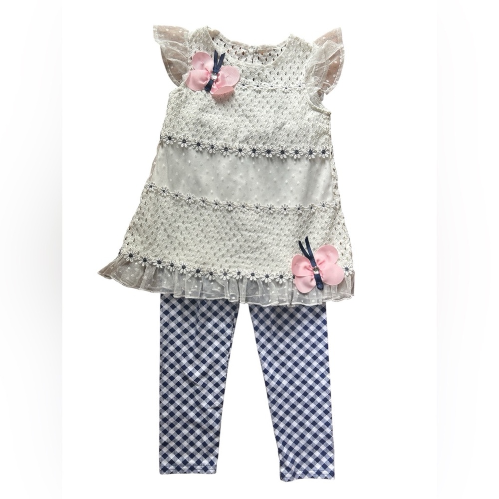 Rare Editions White and Blue Kids Matching Set